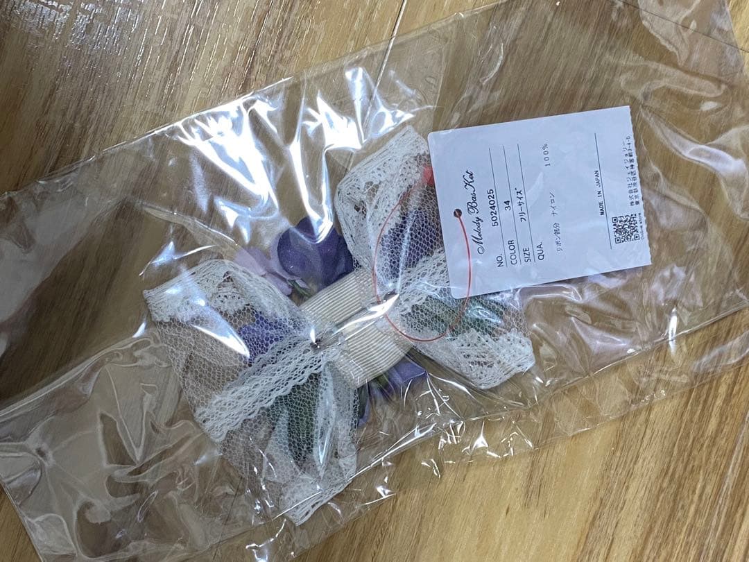 ひなこ Violet lace ヨーク切替ワンピース