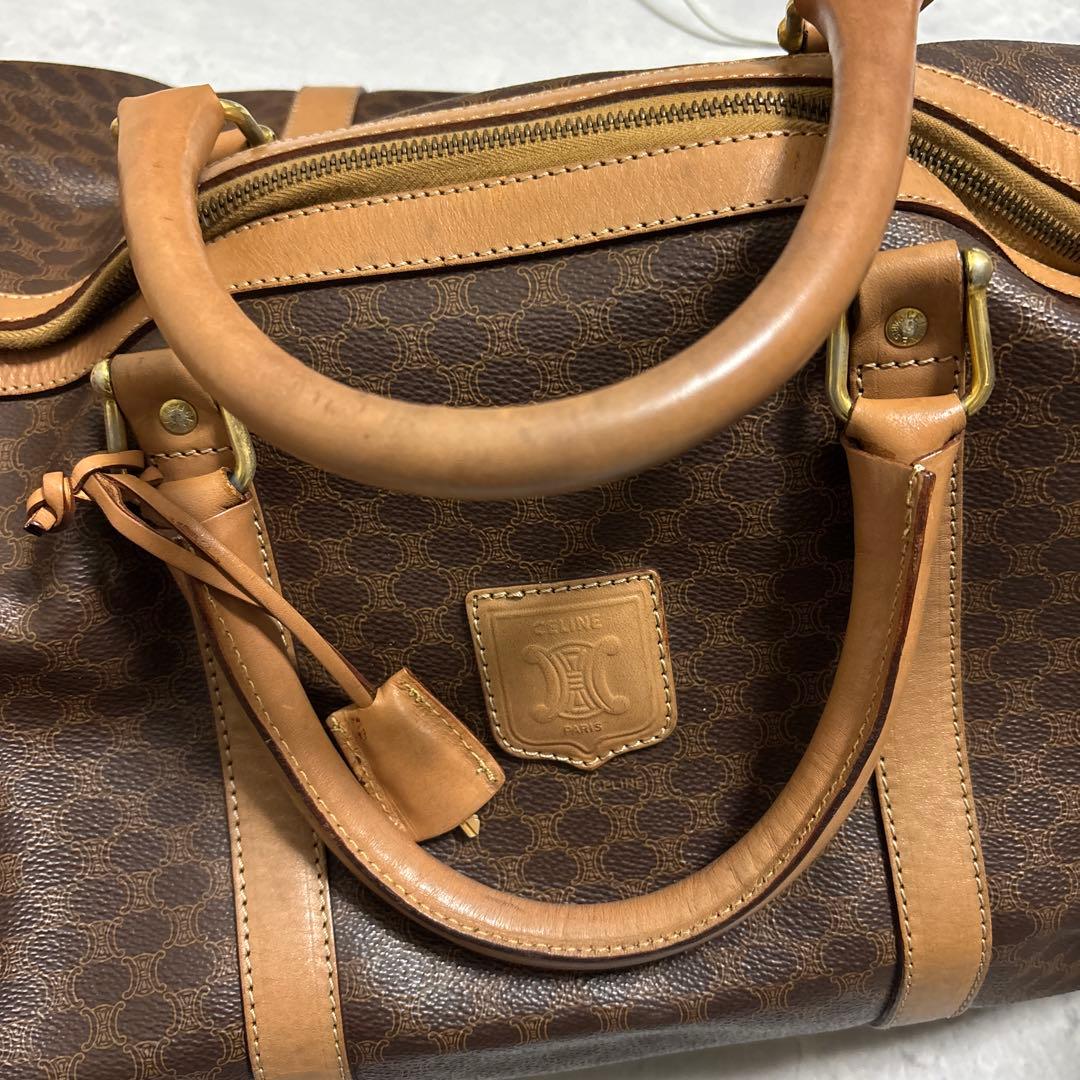 【CELINE】 セリーヌ マカダム ボストンバッグ　M14