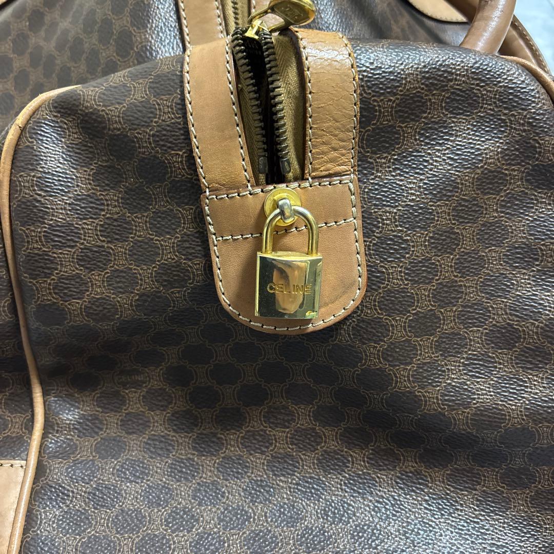 【CELINE】 セリーヌ マカダム ボストンバッグ　M14