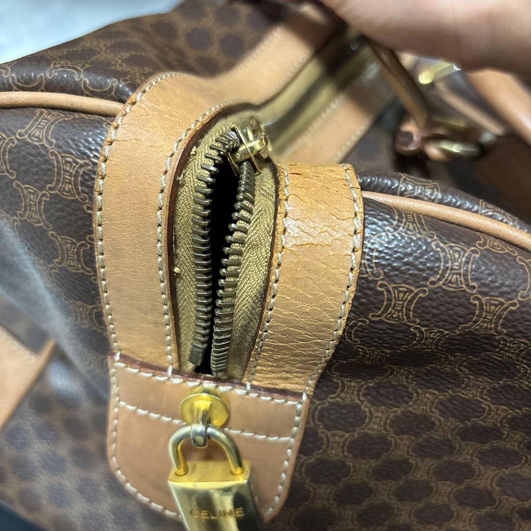 【CELINE】 セリーヌ マカダム ボストンバッグ　M14
