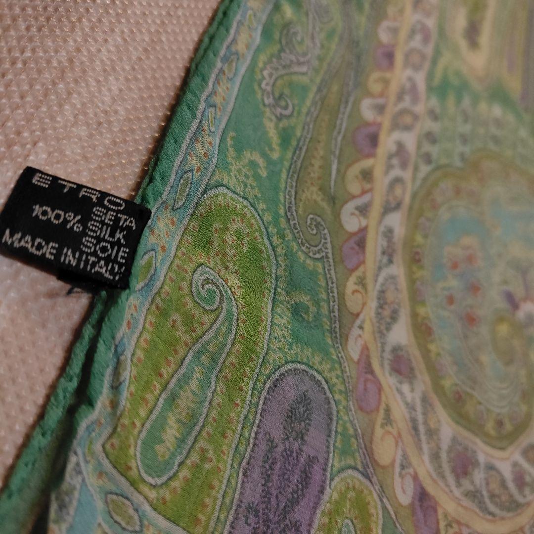 ETRO ペイズリー柄 シルクストール☆美品！