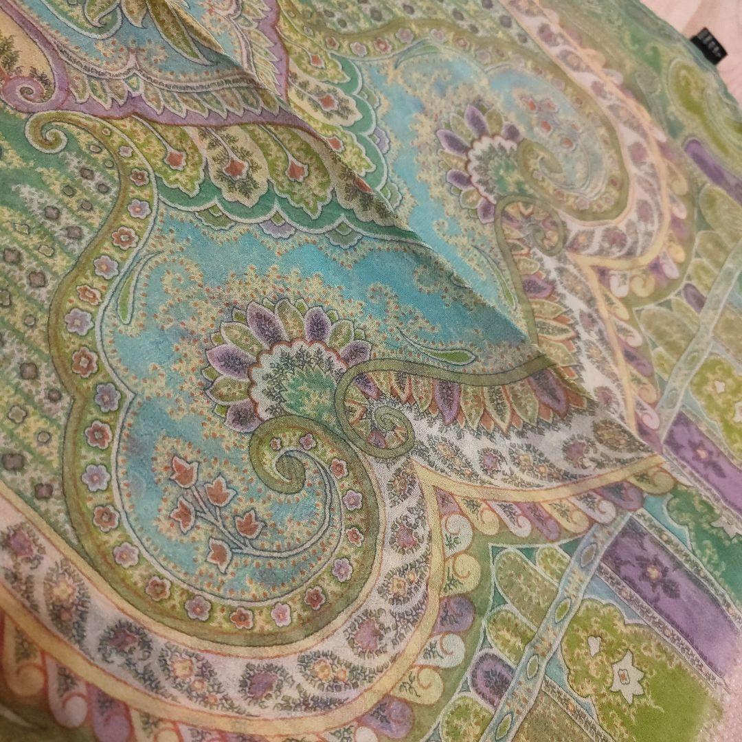 ETRO ペイズリー柄 シルクストール☆美品！