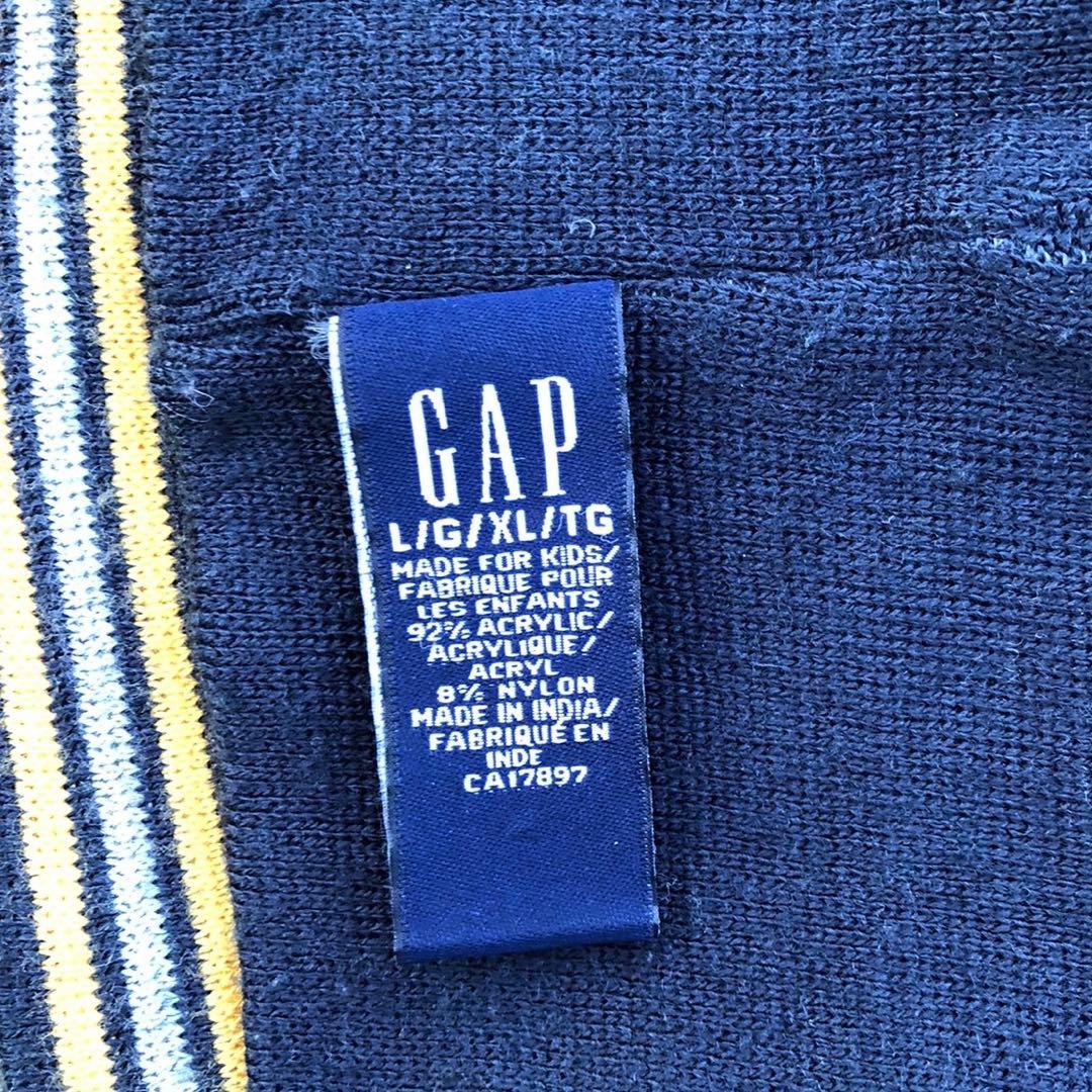 【90's】OLD GAP ビーニー　ニット帽　刺繍タグvintage