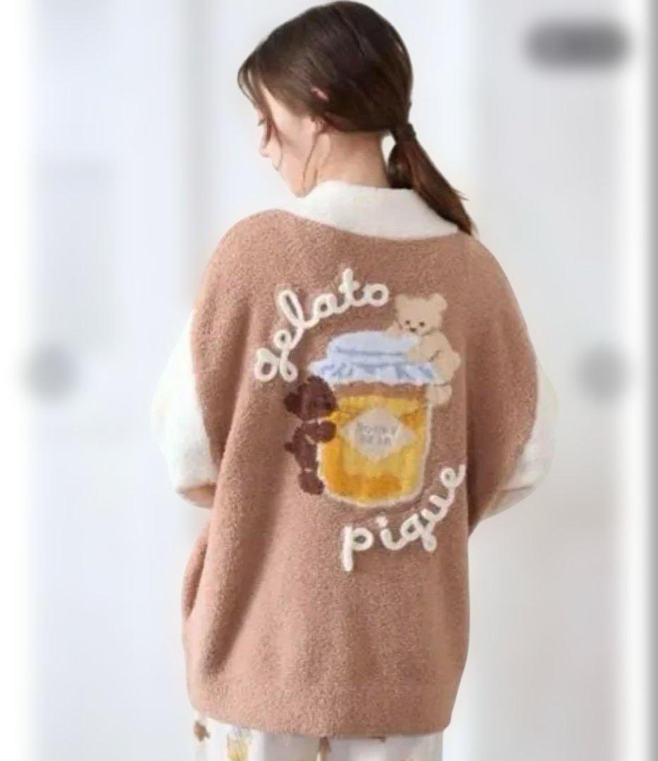 gelato pique ジェラートピケ　ベビモコはちみつベアピケジャン　新品
