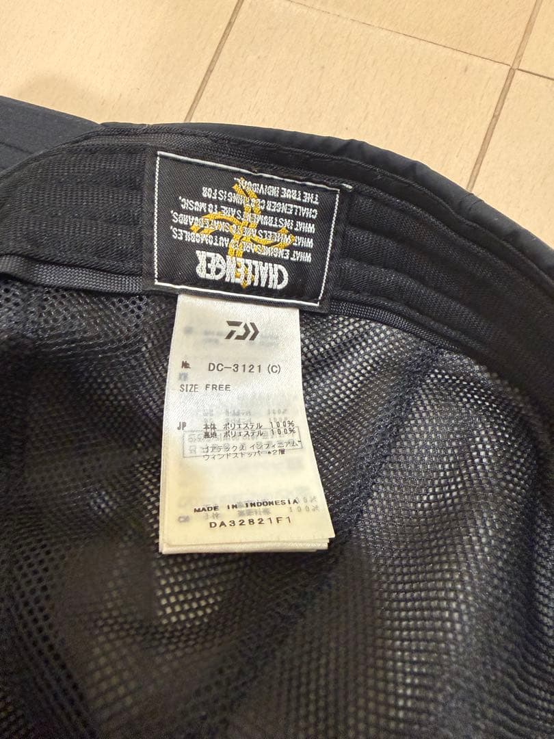 CHALLENGER×DAIWA GORE-TEX CAP BLACK