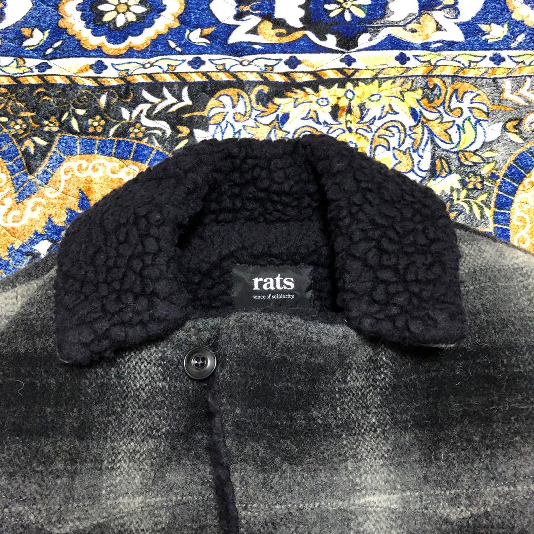 美品　rats オンブレジャケット　ウールコート