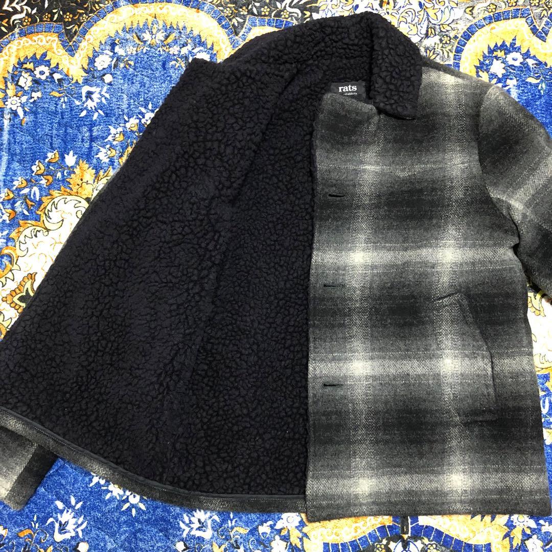 美品　rats オンブレジャケット　ウールコート