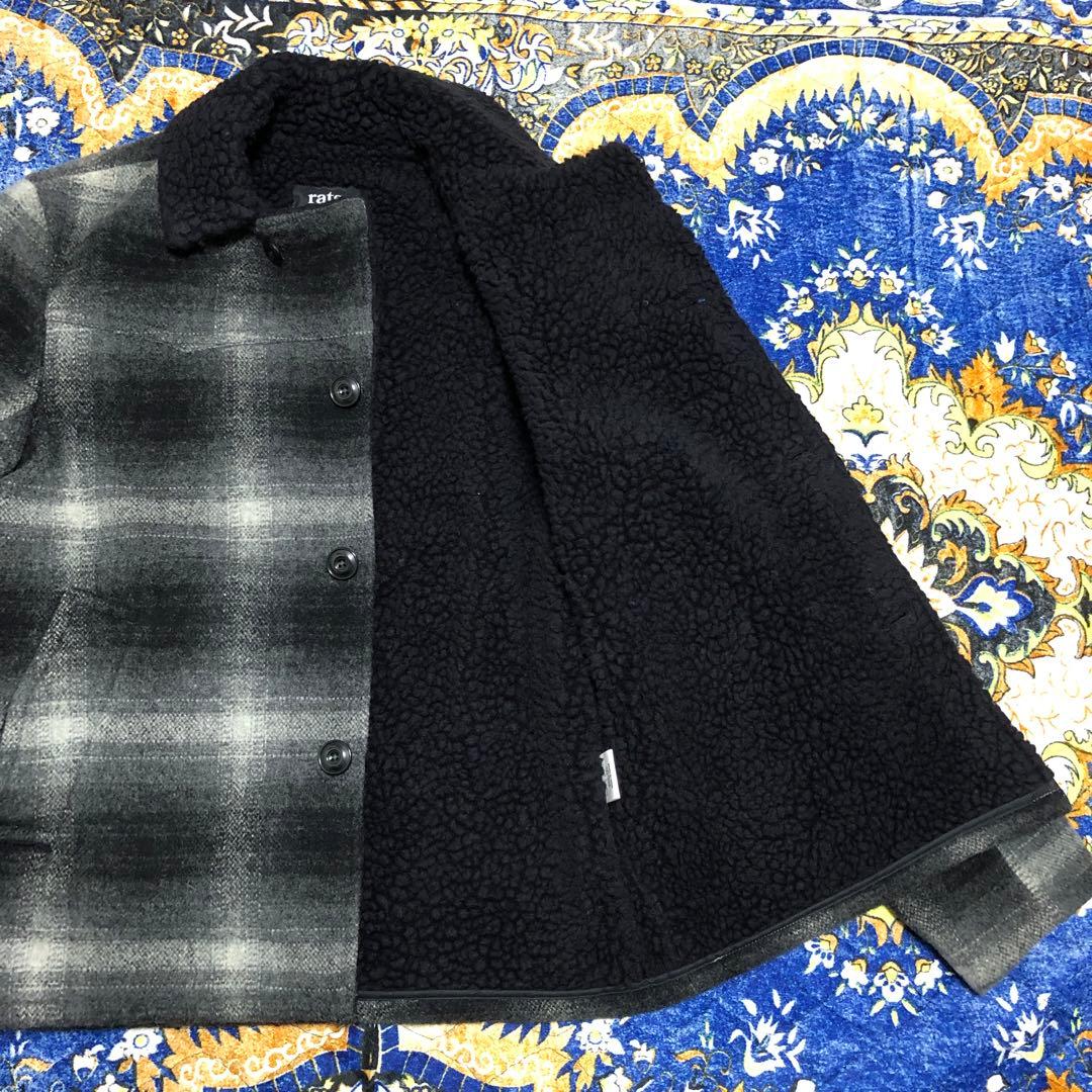 美品　rats オンブレジャケット　ウールコート