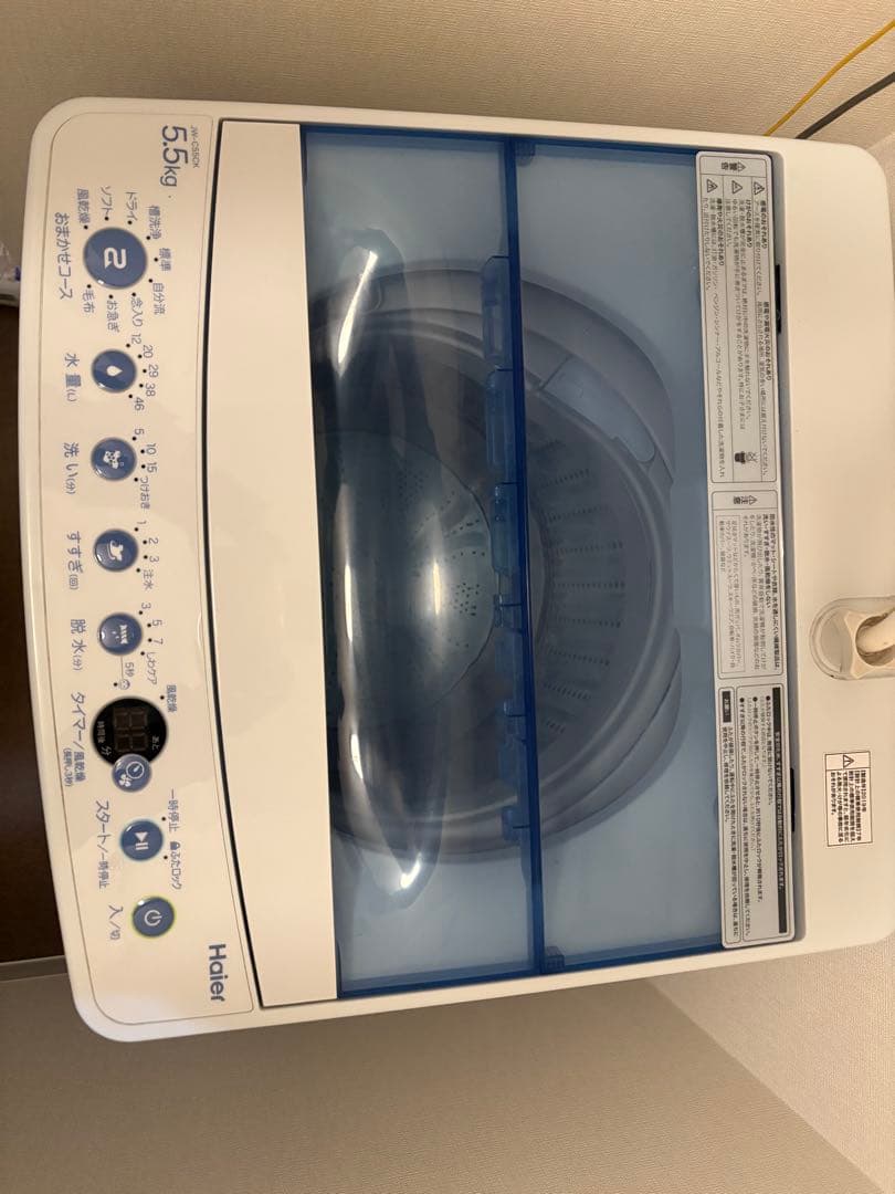 ★再投稿　Haier 5.5kg洗濯機 JW-C55CK