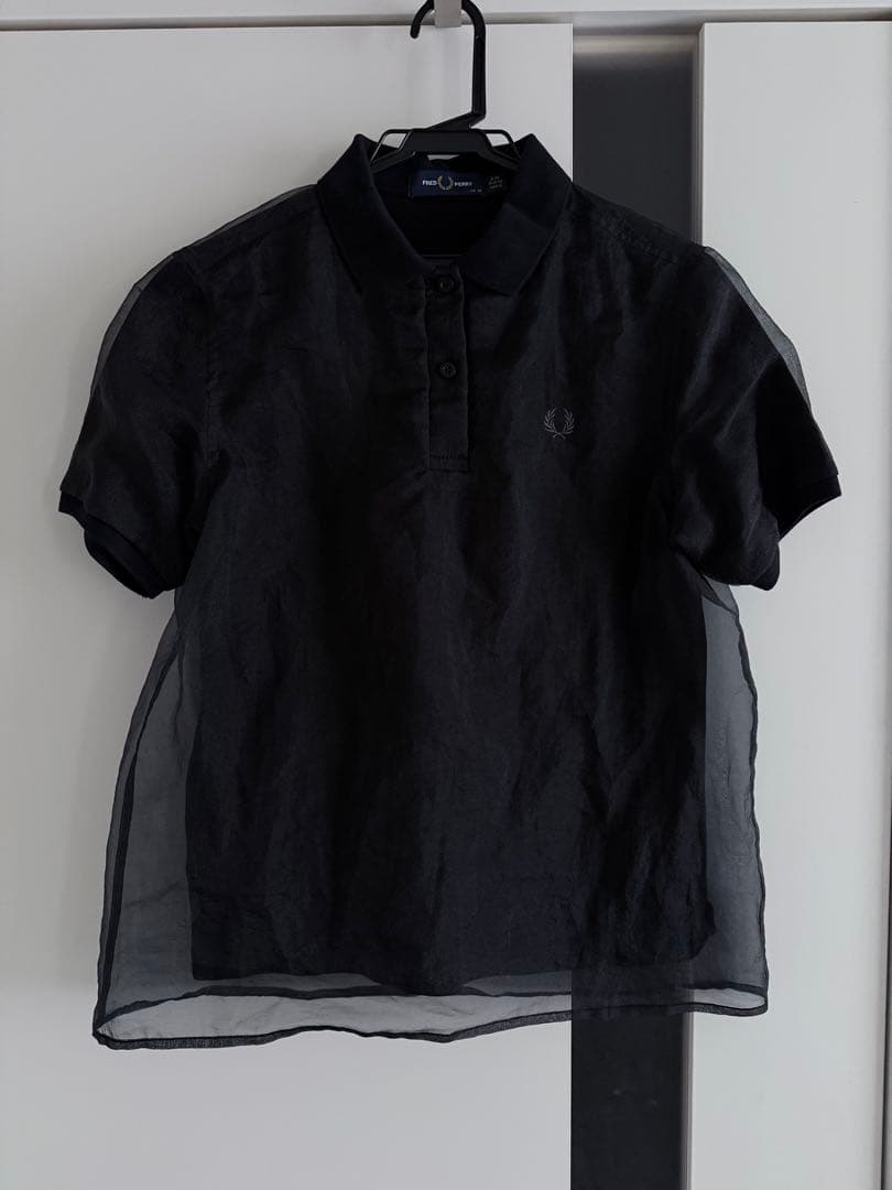 Fred Perry シアー オーガンジーレイヤードポロシャツ