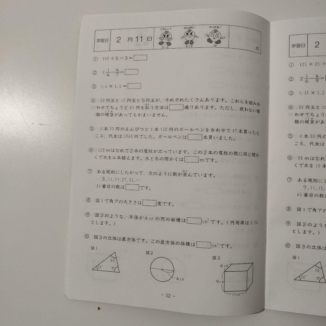 サピックス 5年 算数 基礎力トレーニング 全12冊フルセット
