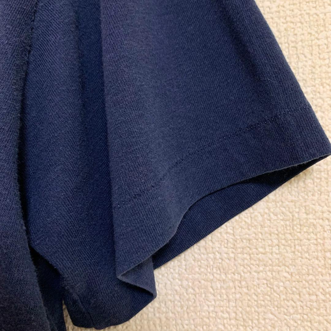 80s NIKE ビンテージ USA製 ロゴ TEE TM スウォッシュ 紺タグ
