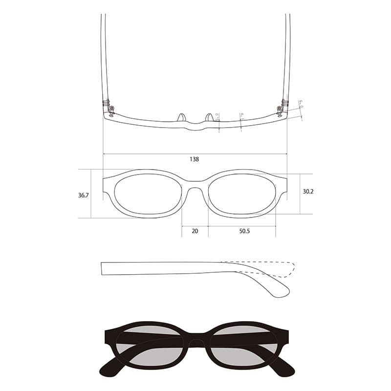 小物 Haim eyewear(Oval) / Brown