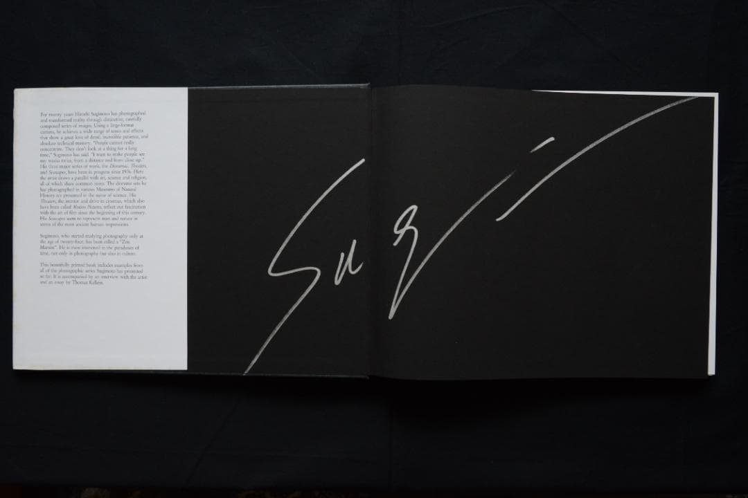 【Hiroshi Sugimoto：TIME EXPOSED】著作直筆サイン美本