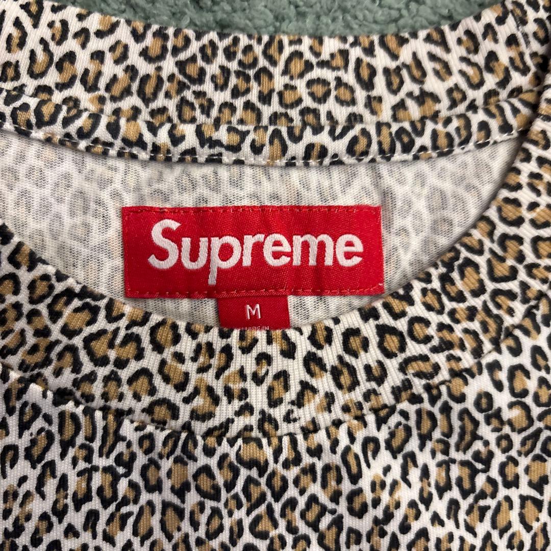 Supreme ヒョウ柄 Tシャツ