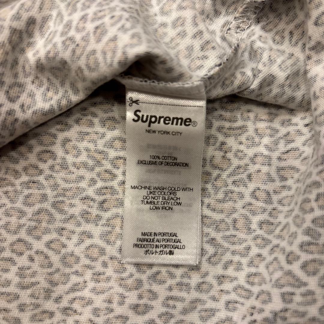 Supreme ヒョウ柄 Tシャツ