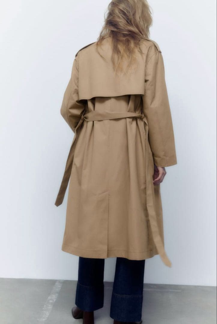 ★新品タグ付き★ ZARA トレンチコート ベージュ　S