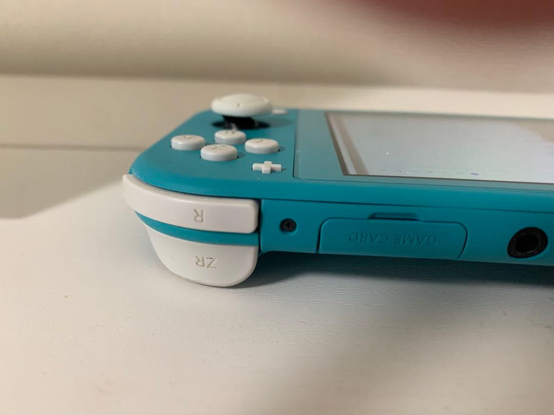 Nintendo Switch Lite ターコイズ ひび割れあり　ジャンク品