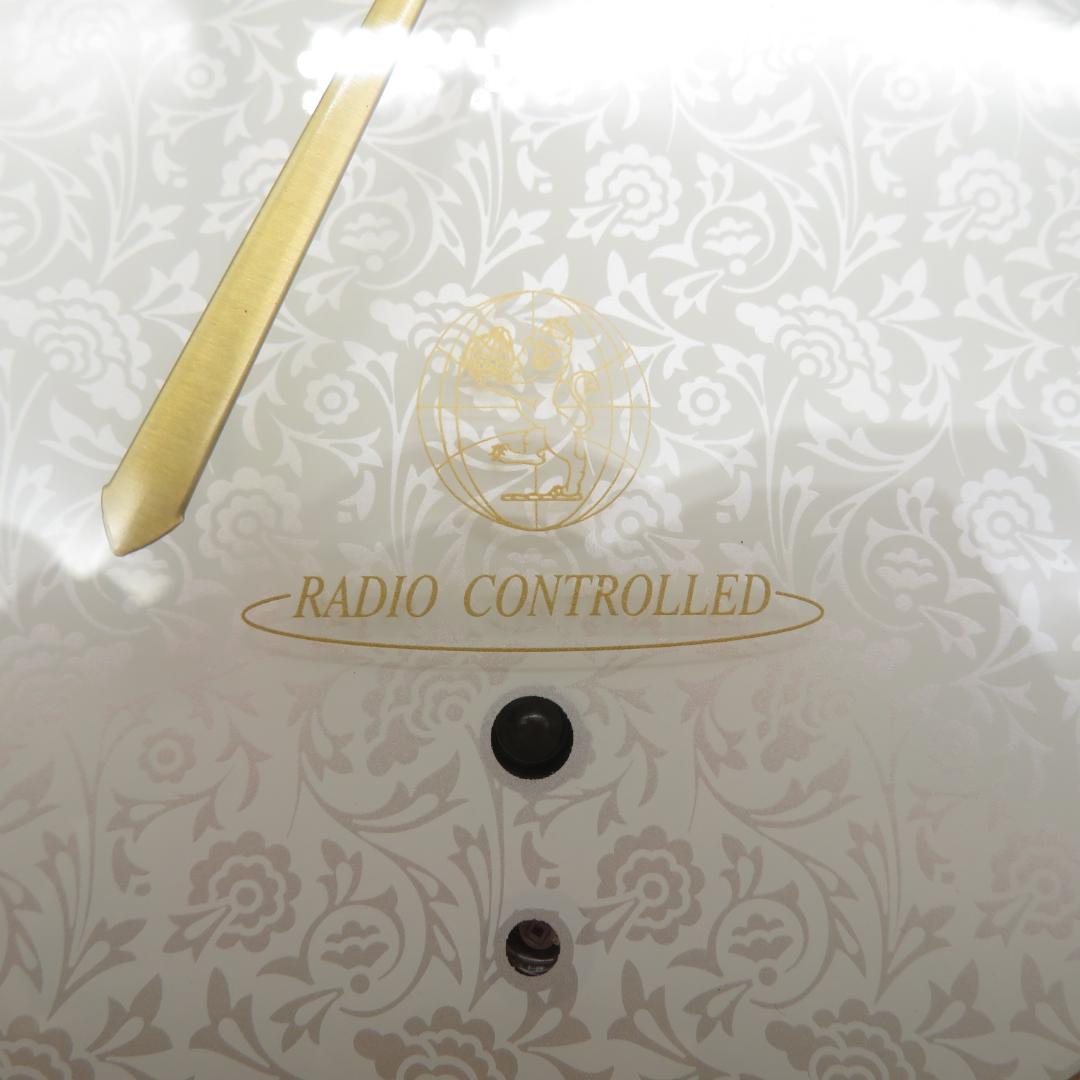リズム RHYTHM 電波時計 掛け時計 4MY748QE