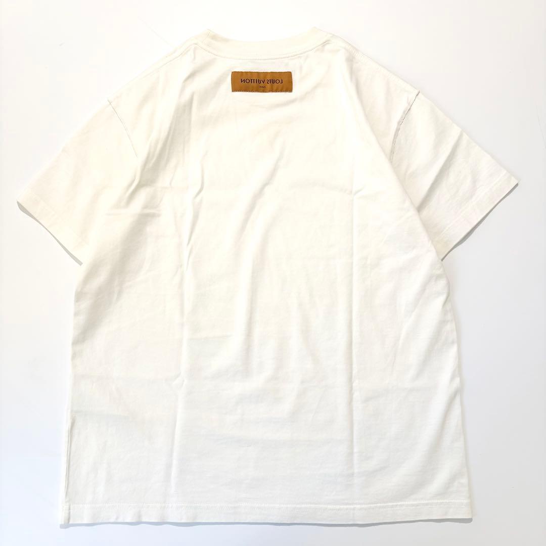 LOUIS VUITTON Tシャツ インサイドアウト エンボス ロゴ M