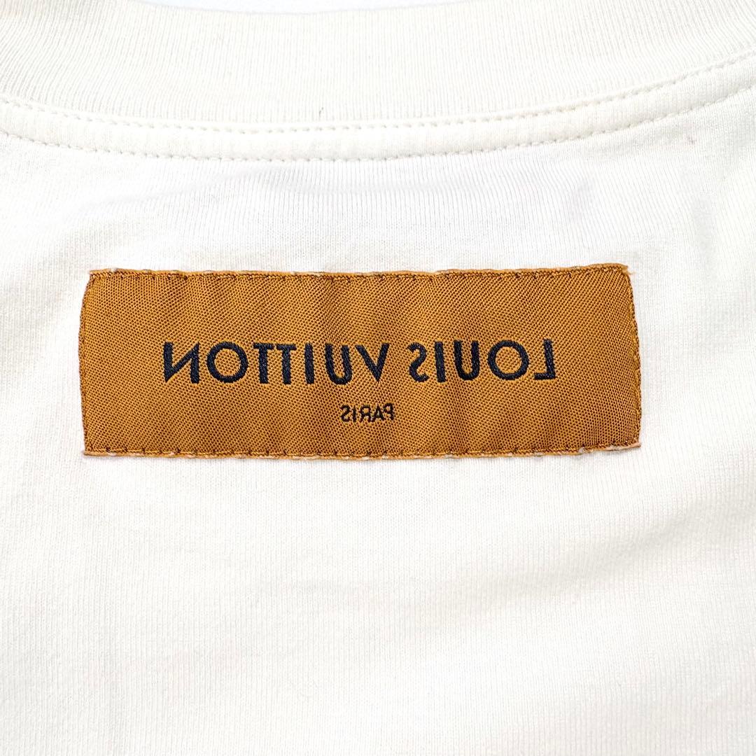 LOUIS VUITTON Tシャツ インサイドアウト エンボス ロゴ M
