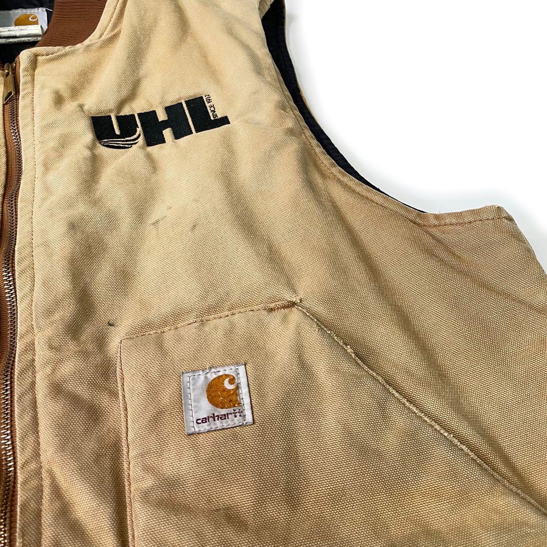 00’s Carhartt ダックベスト ワーク ボロ 企業系 XL