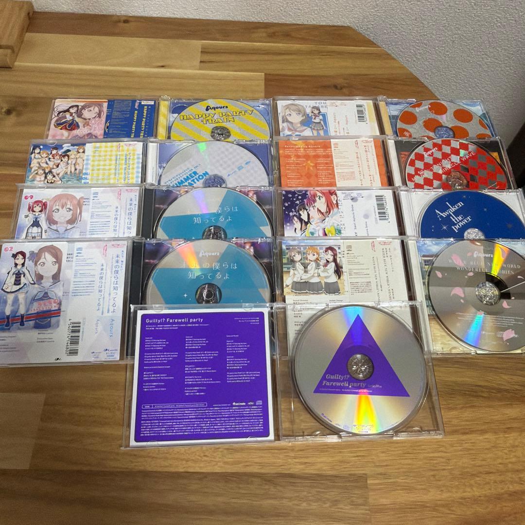 ラブライブ！　Aqours CD 63枚　CD収納ボックス2個付き