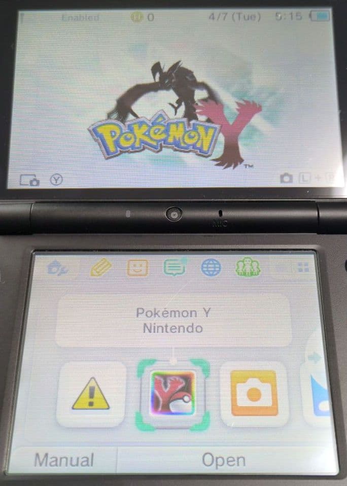 【ソフト単品】（北米版）ポケットモンスター　Y　動作確認済み