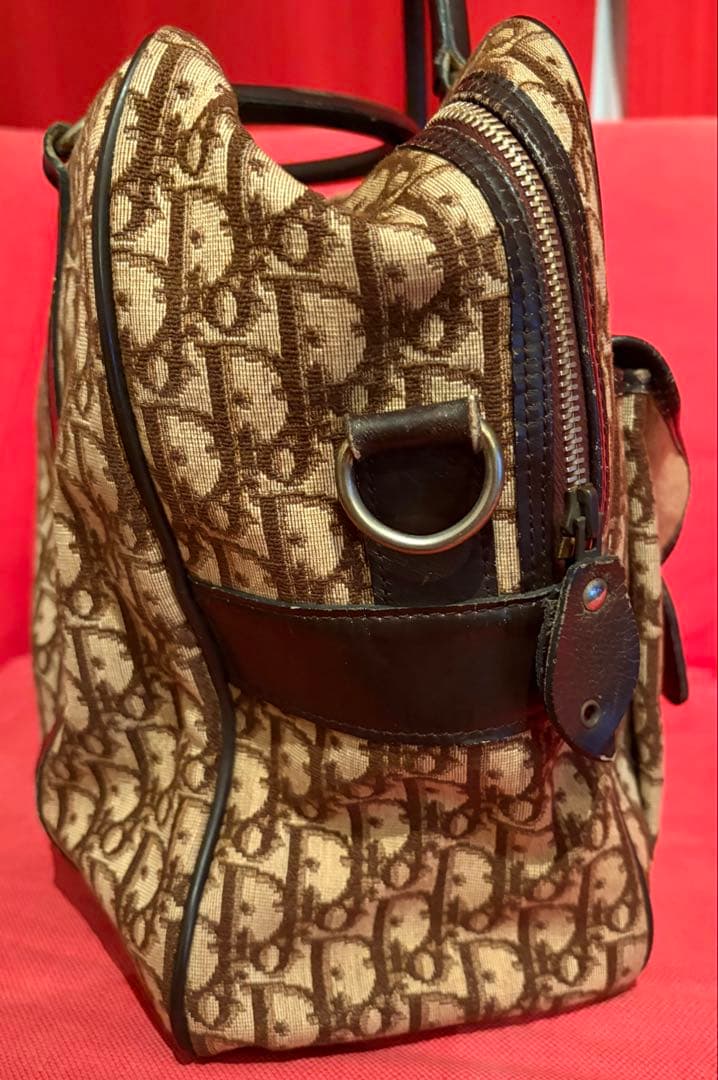 Dior トロッター柄ボストンバッグ