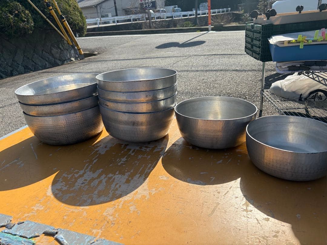 アルミ製やっとこ鍋　9個セット