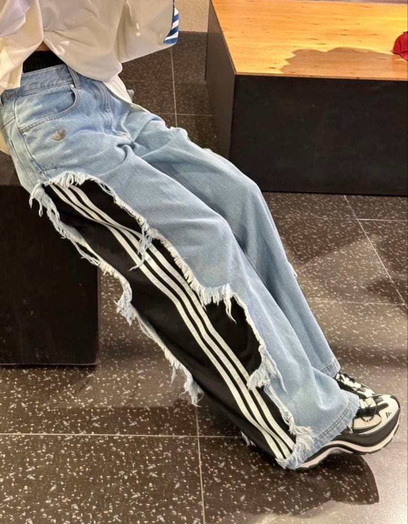 ADILENIUM JOGGERSデニムパンツKY5192