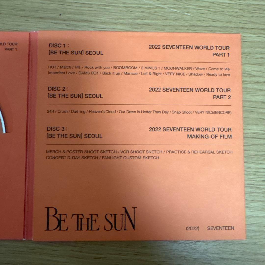 ミュージック SEVENTEEN BE THE SUN SOUL DVD