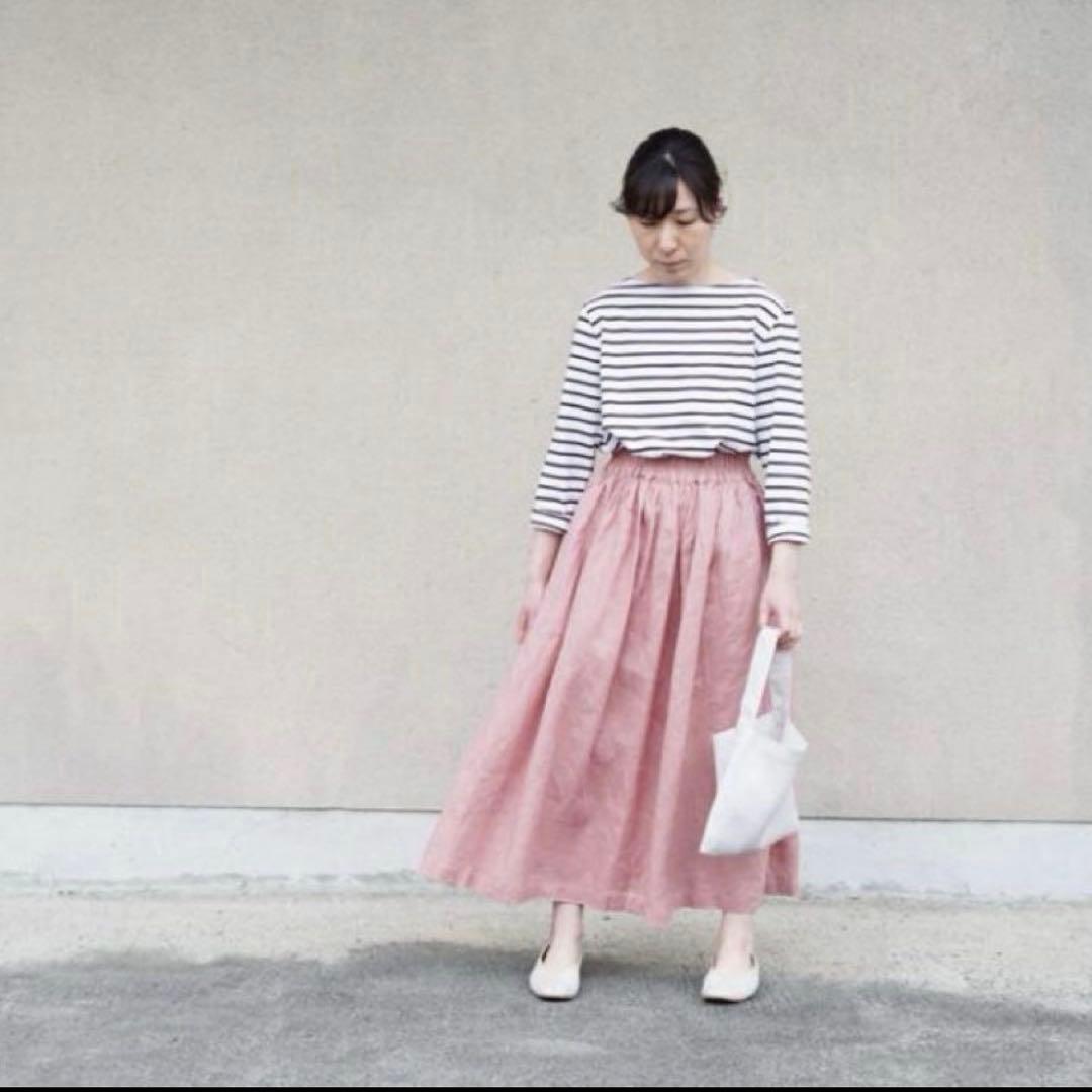 新品タグ付きあっこたん×キナル× fog linen work メレンゲスカート
