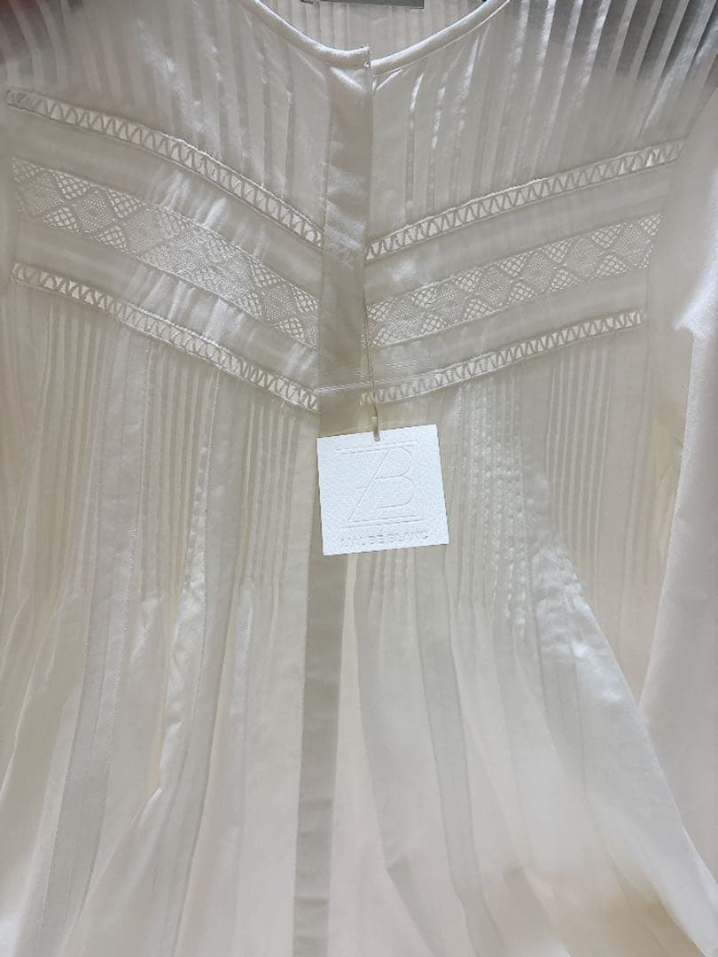 Pin-tuck Lace Mini Dress♡新品タグ付き