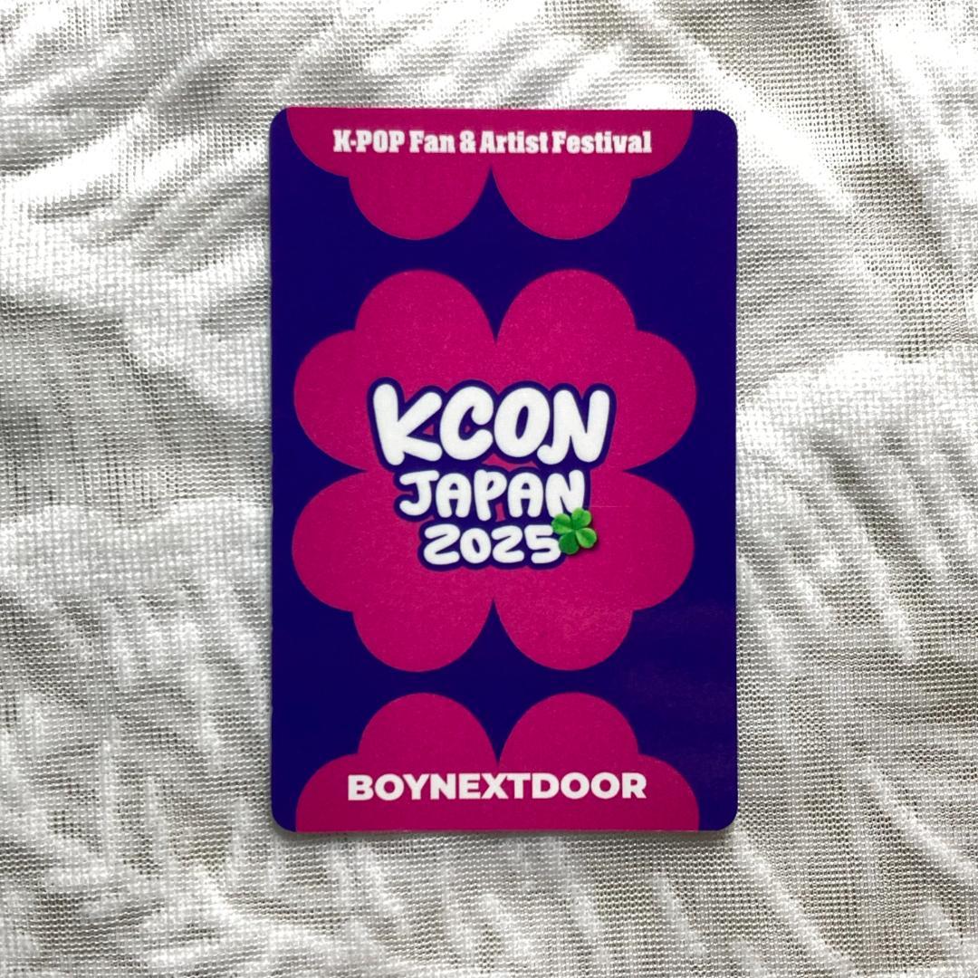 JAPAN 2025 BOYNEXTDOOR ジェヒョン KCON トレカ
