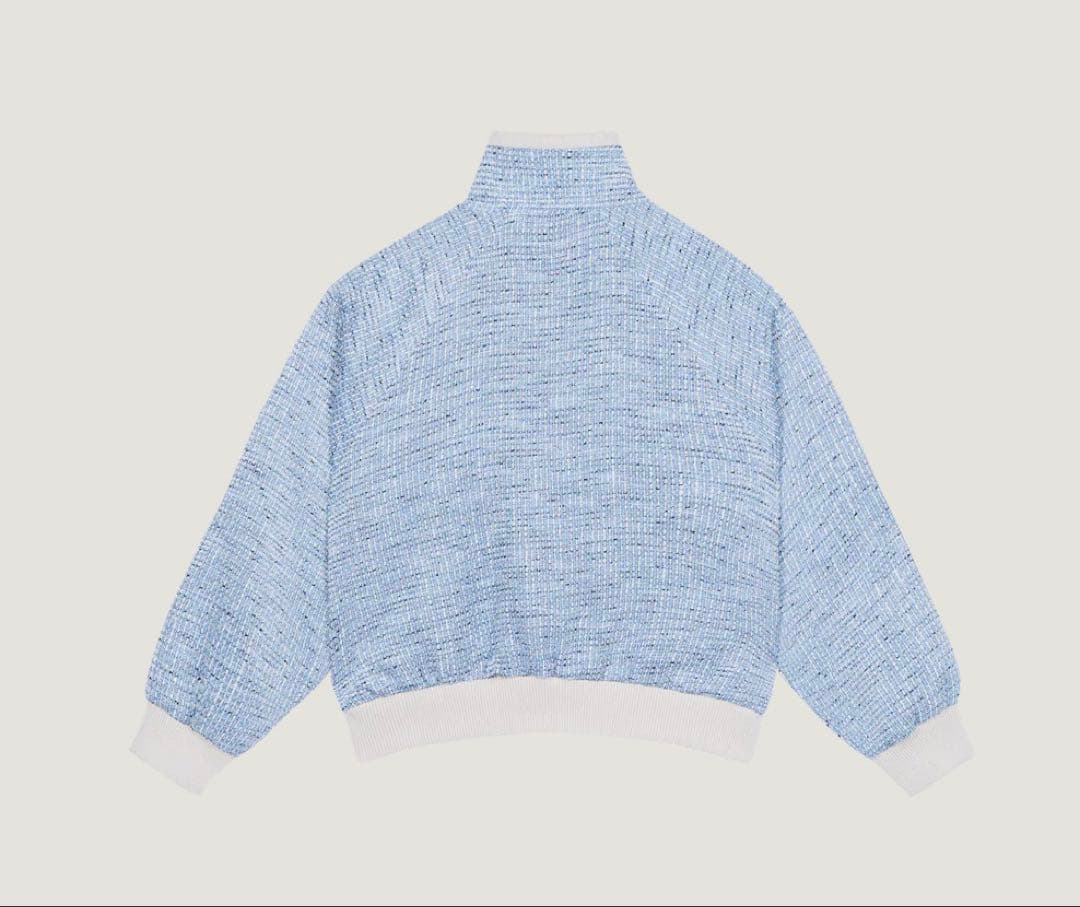 ジャケット・アウター trend vision Velour Track Jacket blue S