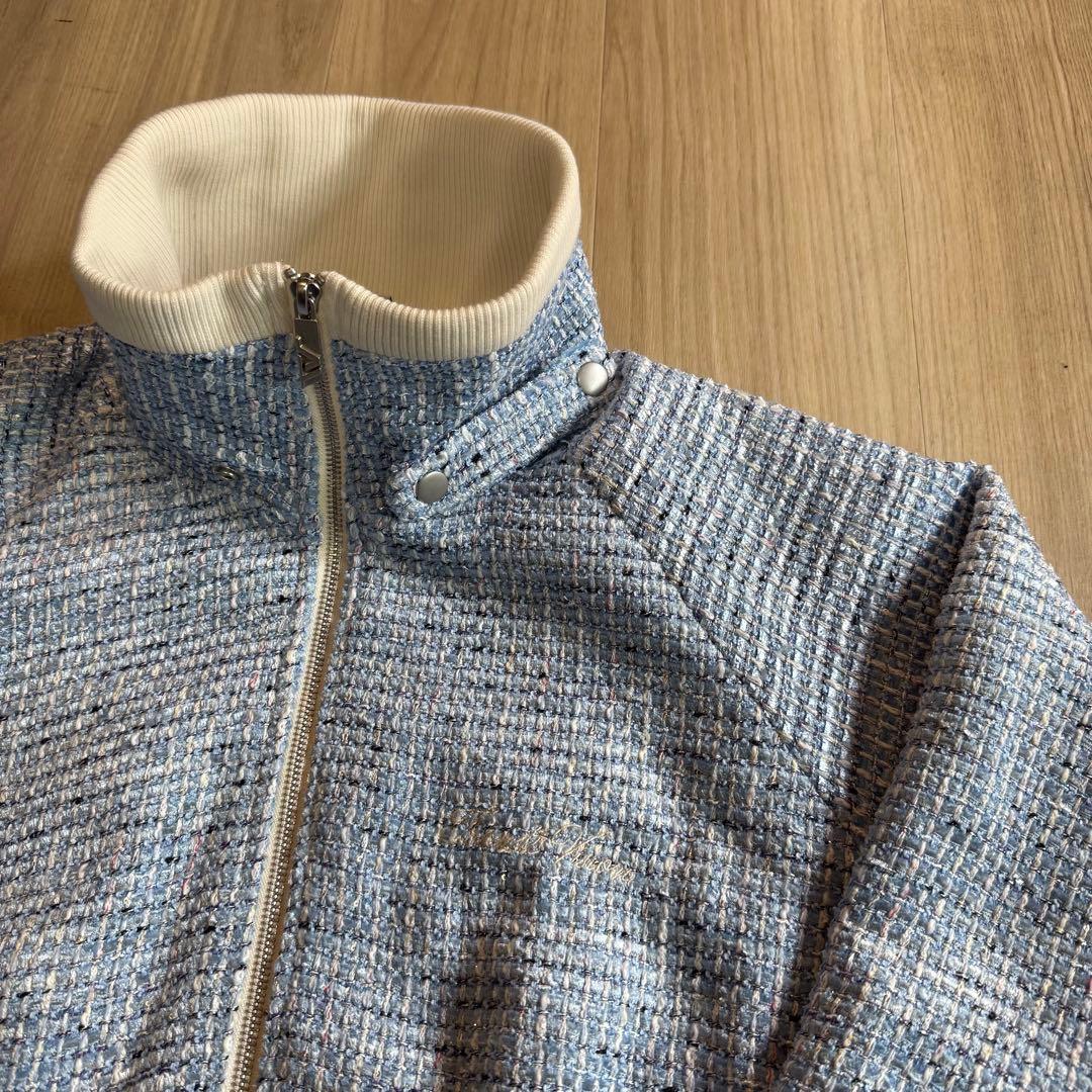 ジャケット・アウター trend vision Velour Track Jacket blue S