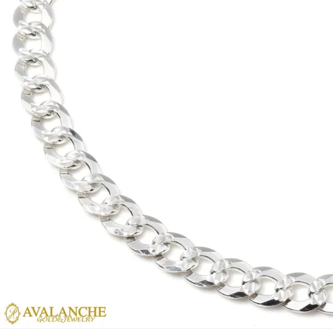 AVALANCHE シルバー925 キューバンネックレス 51cm 超美品