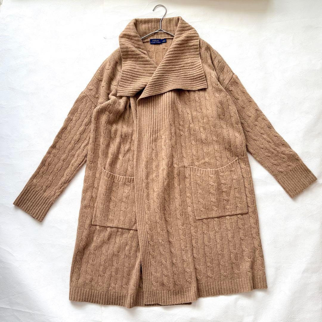 POLO RALPH LAUREN カシミヤ　ロングカーディガン　カシミヤ　長袖