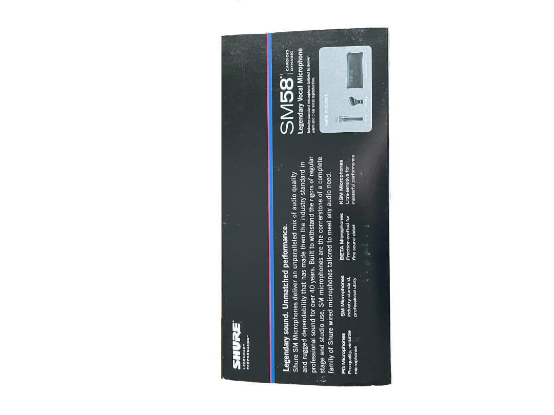 【中古】SHURE SM58 ダイナミックマイク 専用コード・ケース付き