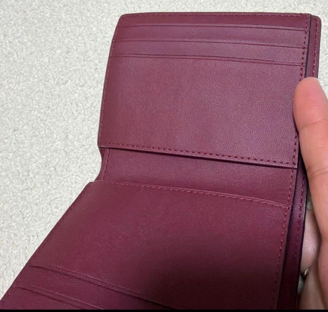 一度のみ使用　美品　コーチ　三つ折り財布　ホースアンドキャリッジ