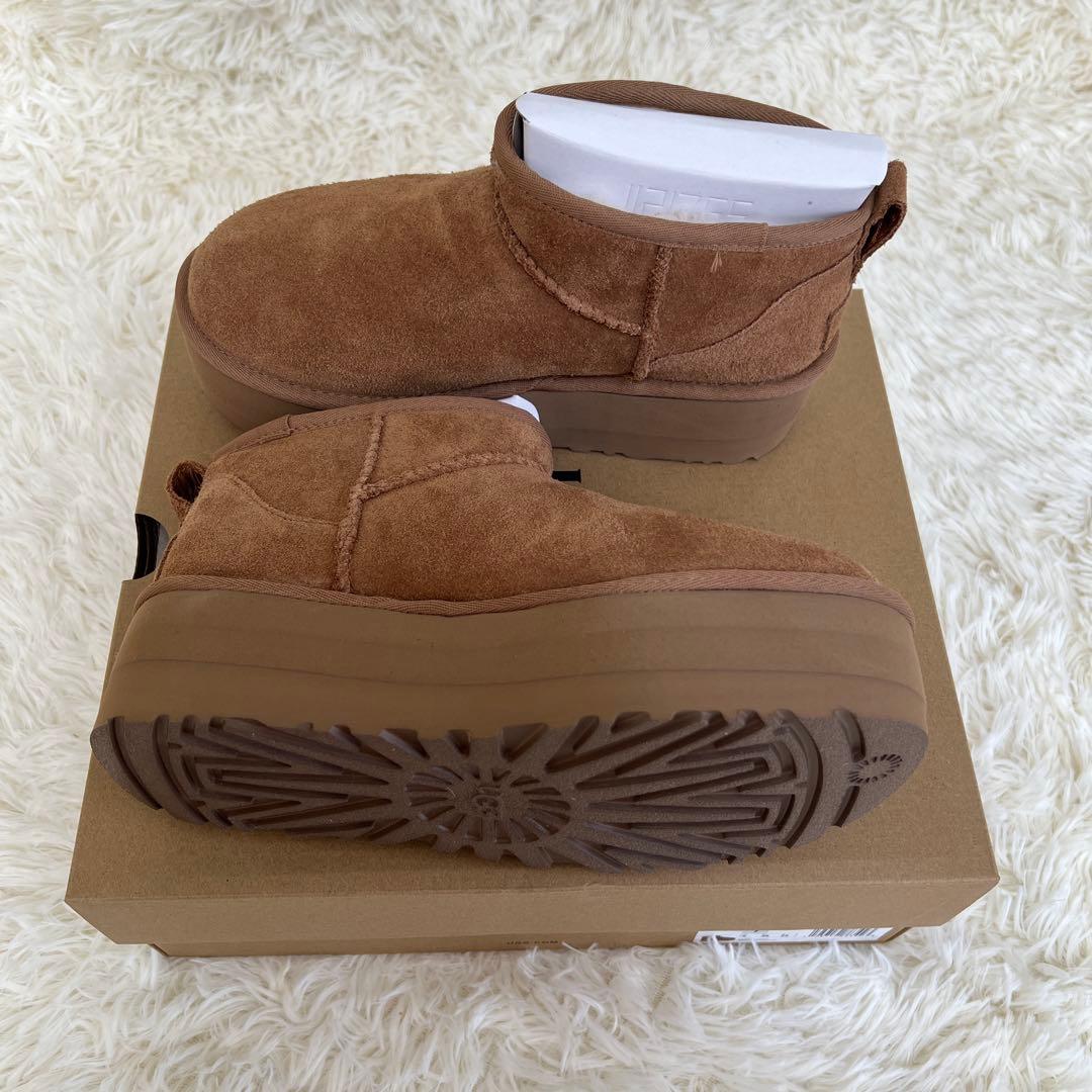 UGG クラシック ウルトラミニプラットフォーム ブーツ Chestnut