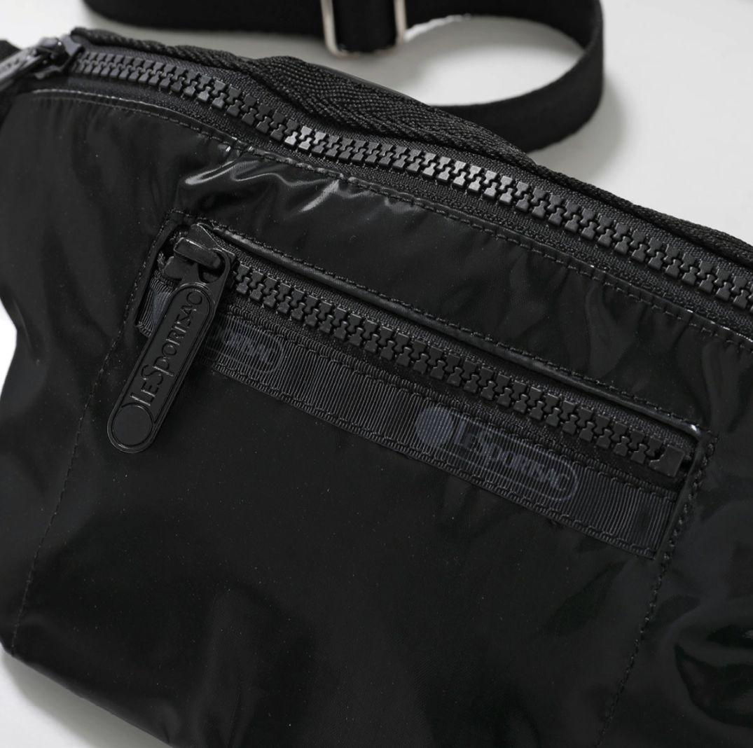 レスポートサック シャイン ボディバッグ 黒 軽量 美品