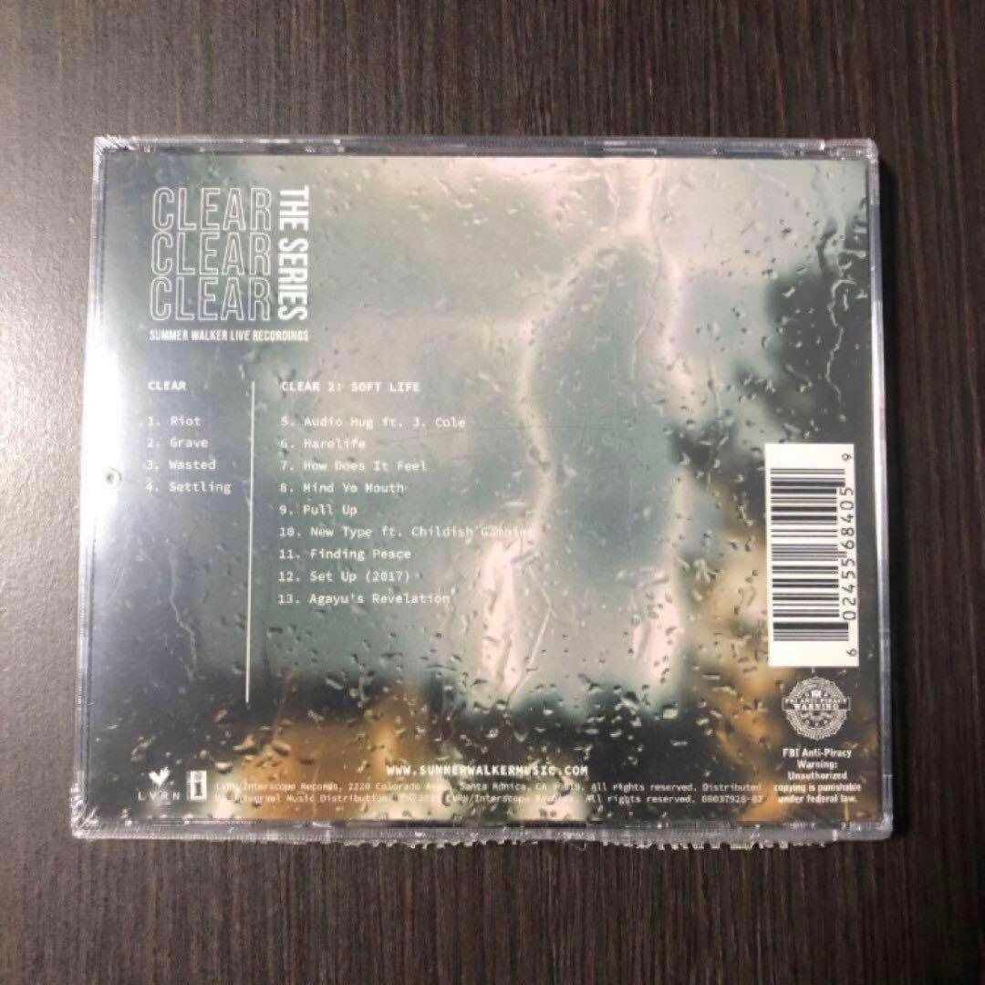 Summer Walker Clear The Series 直筆サイン付CD