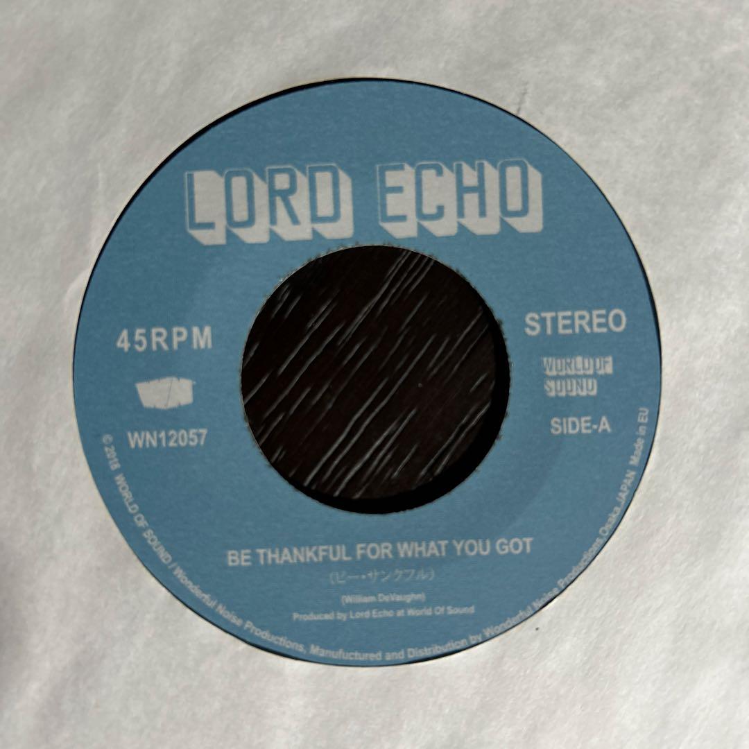 洋楽 Be Thankful For What You Got - Lord Echo