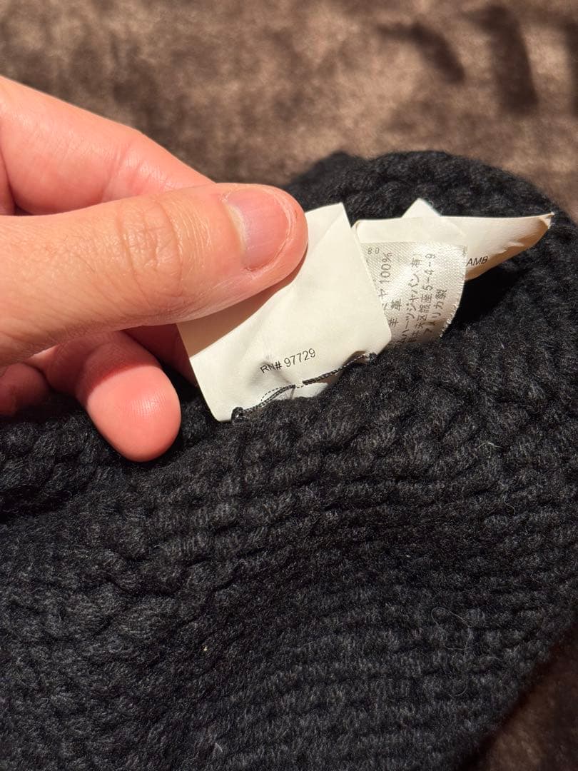クロムハーツ　Cashmere Beanie クロス　パッチ