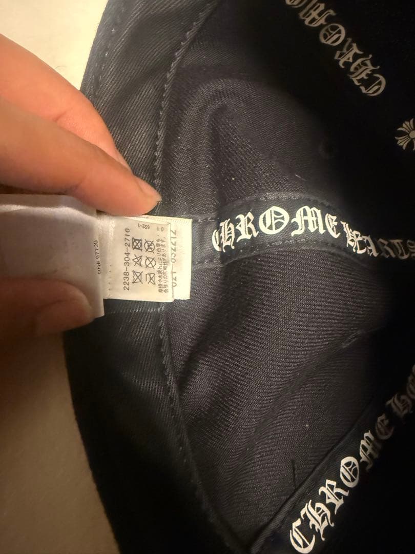 CHROME HEARTS ベースボールキャップ 黒