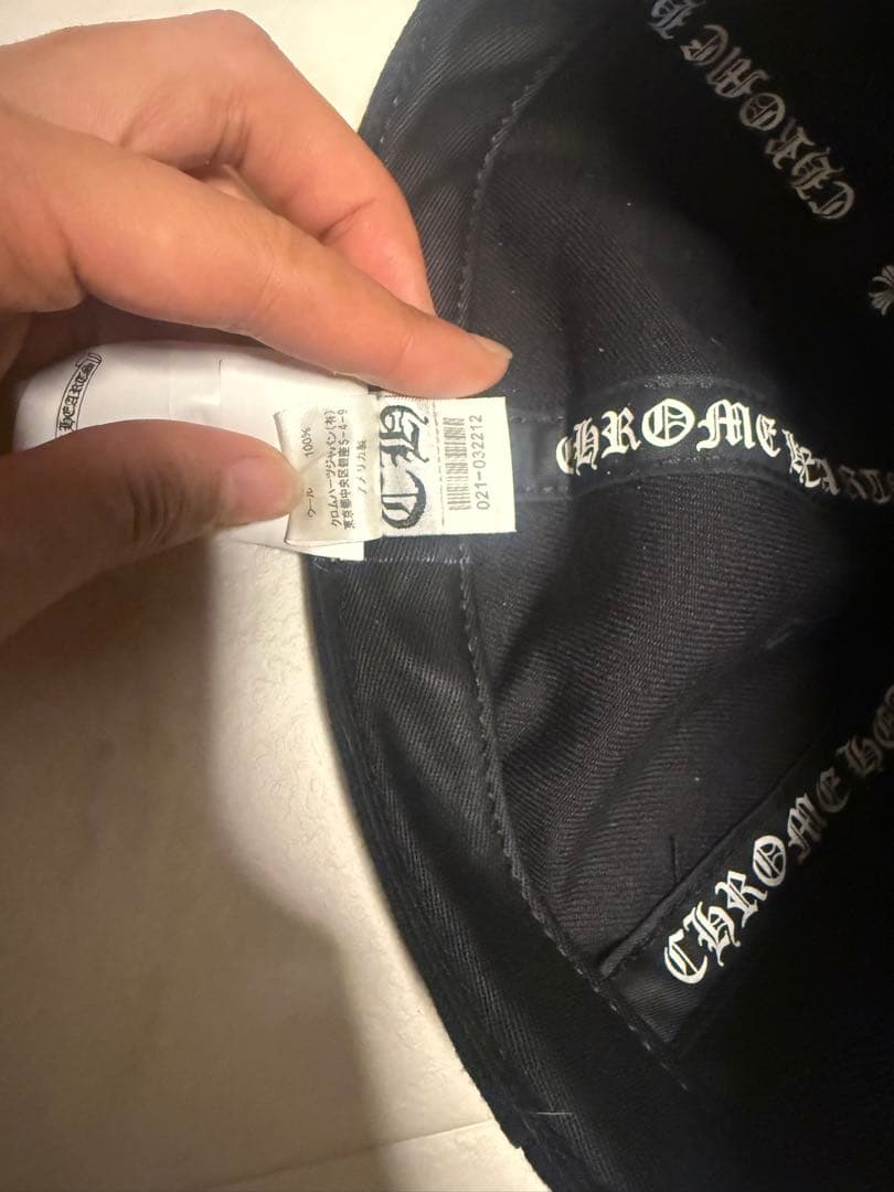 CHROME HEARTS ベースボールキャップ 黒