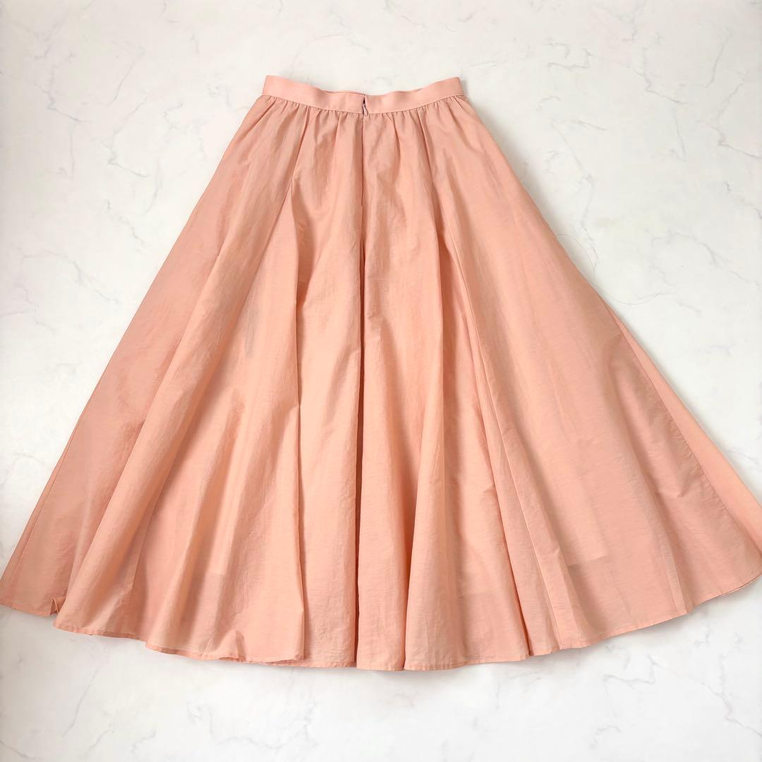 【完売品 タグ付き】アナイ 25SS ナイロンコットンタフタマチフレアスカート