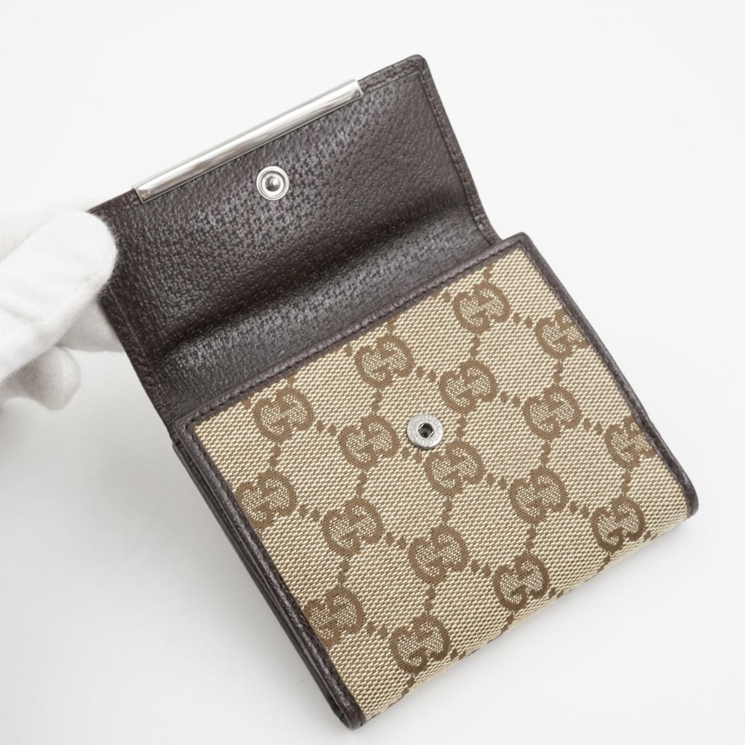 ✨新品未使用・箱付き✨　GUCCI ミニ財布　インターロッキング　キャンバス
